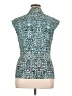Chaus Animal Print Blue Sleeveless Blouse Size XL - photo 2