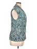 Chaus Animal Print Blue Sleeveless Blouse Size XL - photo 4