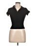 Active USA Black Short Sleeve Top Size L - photo 1