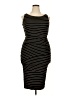 Bailey 44 Stripes Black Cocktail Dress Size 4X - photo 1