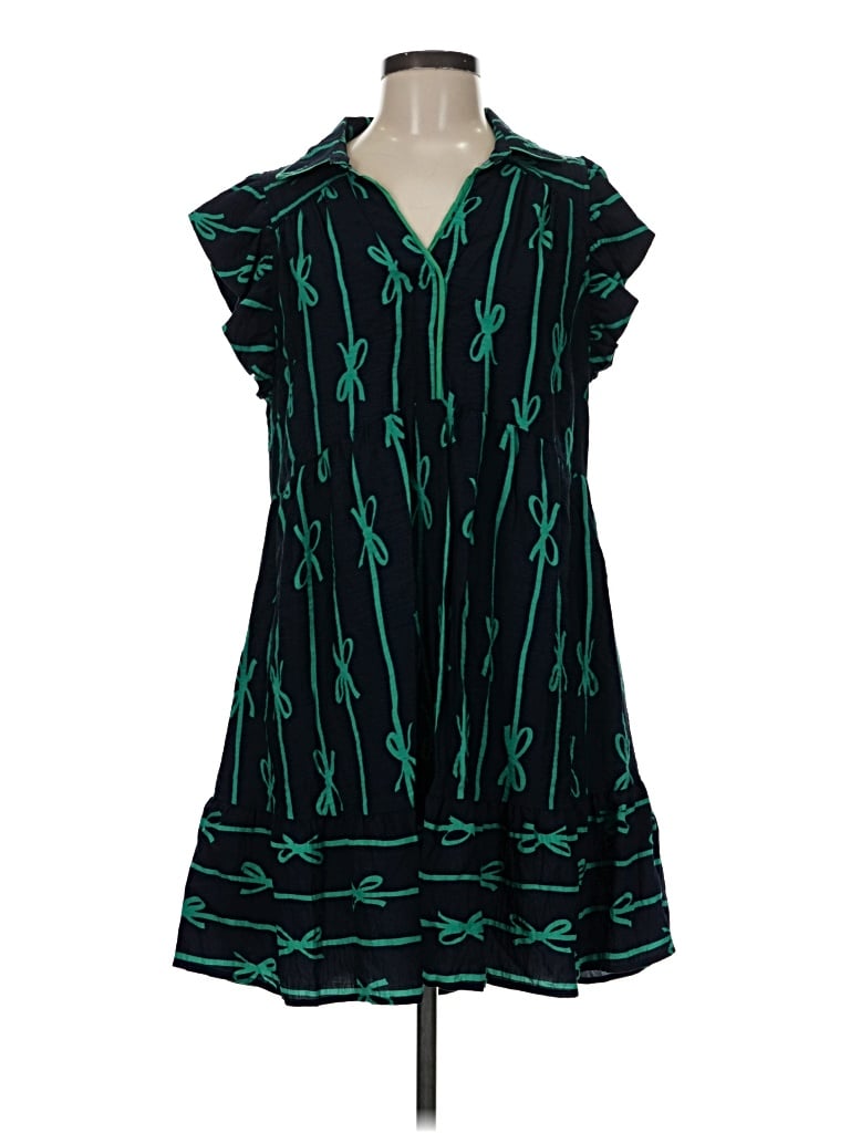 Pre-owned Assorted Brands Casual Dress In Green