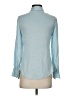 Pure Collection Blue Long Sleeve Button-Down Shirt Size 2 - photo 2