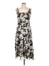 Nine West Floral Gray Cocktail Dress Size 12 - photo 1