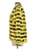 Splendid 100% Rayon Animal Print Yellow Long Sleeve Button-Down Shirt Size L - photo 5