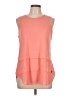 MICHAEL Michael Kors Orange Sleeveless Top Size L - photo 1