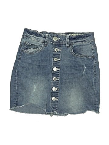 Indigo Rein Denim Skirt (view 1)