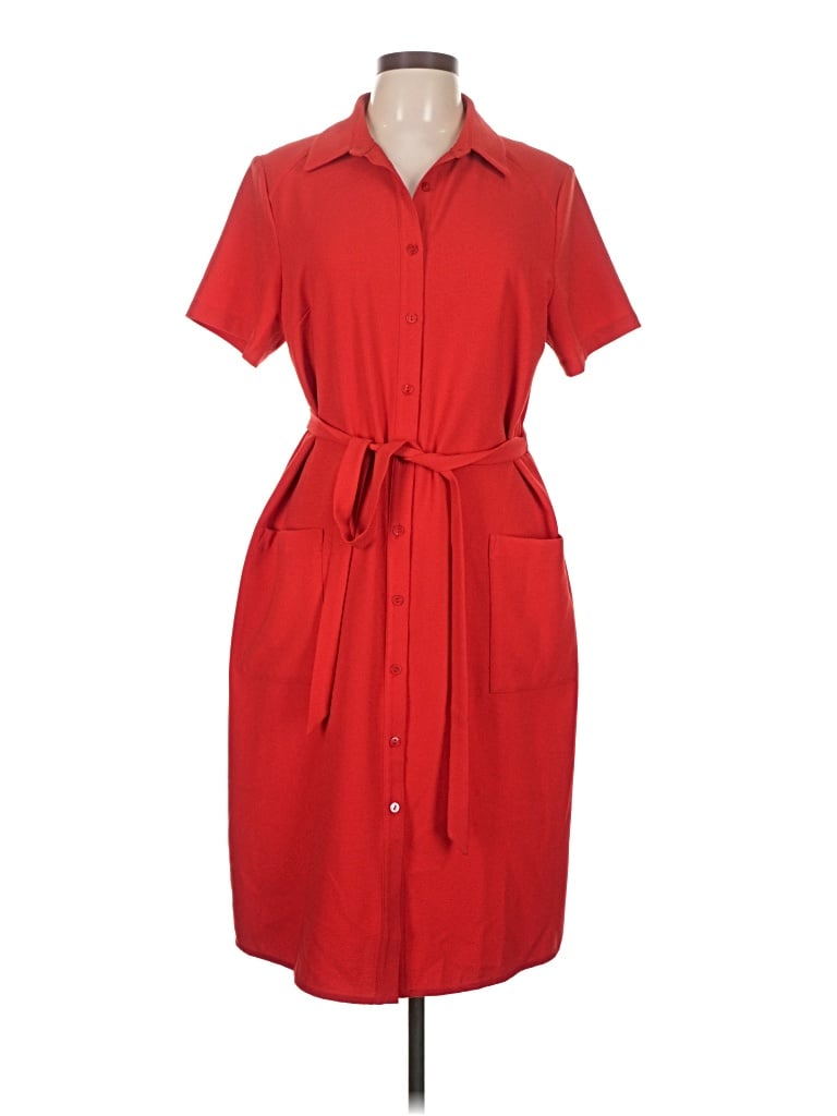 Pre-owned Rachel Parcell Casual Dress In Red