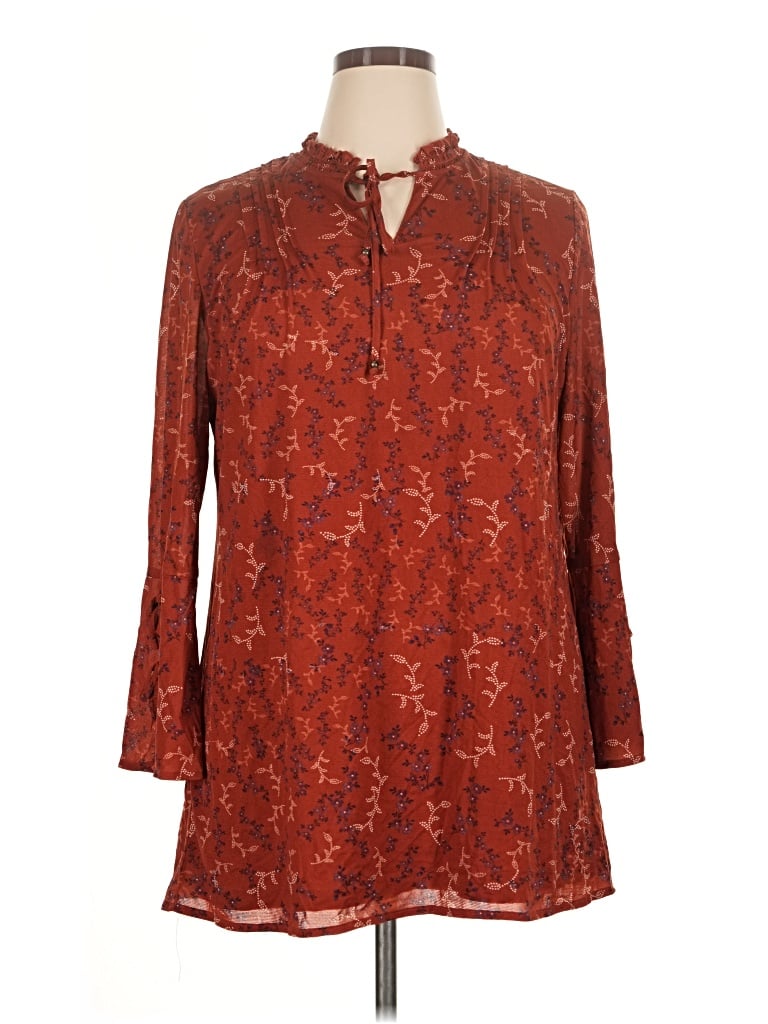 Pre-owned Style & Co Casual Dress In Brown