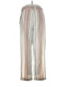 cavalini Stripes Silver Casual Pants Size S - photo 2