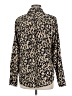 Halogen 100% Polyester Animal Print Ivory Long Sleeve Blouse Size M - photo 2