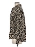 Halogen 100% Polyester Animal Print Ivory Long Sleeve Blouse Size M - photo 5