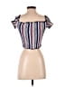 No Boundaries Blue Short Sleeve Top Size M - photo 2