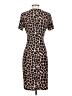 Anne Klein Animal Print Brown Cocktail Dress Size 4 - photo 2