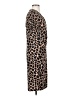 Anne Klein Animal Print Brown Cocktail Dress Size 4 - photo 4