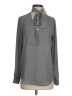 Ann Taylor 100% Polyester Gray Long Sleeve Blouse Size S - photo 1