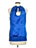 Studio Y 100% Polyester Blue Sleeveless Blouse Size M - photo 2