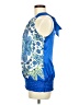 Studio Y 100% Polyester Blue Sleeveless Blouse Size M - photo 5