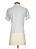 Athleta 100% Cotton Metallic Silver Short Sleeve T-Shirt Size XXS - photo 2