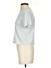 Athleta 100% Cotton Metallic Silver Short Sleeve T-Shirt Size XXS - photo 5