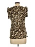 Kardashian Kollection Brown Short Sleeve Top Size L - photo 2
