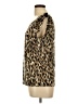Kardashian Kollection Brown Short Sleeve Top Size L - photo 5