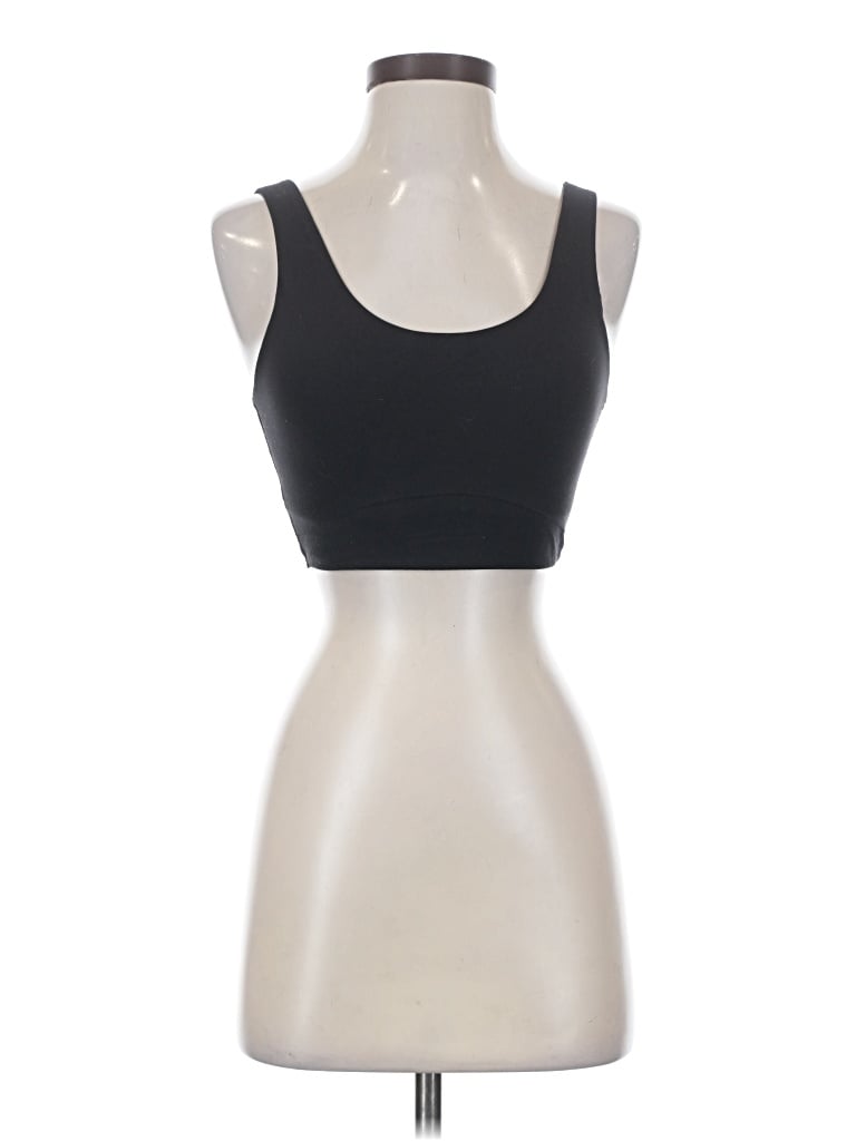 Pre-owned All In Motion Tank Top Black Strapless Neckline Tops