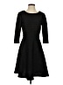 Donna Morgan Chevron-herringbone Black Cocktail Dress Size 4 - photo 1