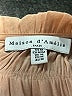 Maison d' Amelie 100% Polyester Orange Short Sleeve Blouse Size M - photo 7
