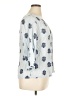 St. John's Bay 100% Rayon Blue 3/4 Sleeve Blouse Size XL (tall) - photo 4