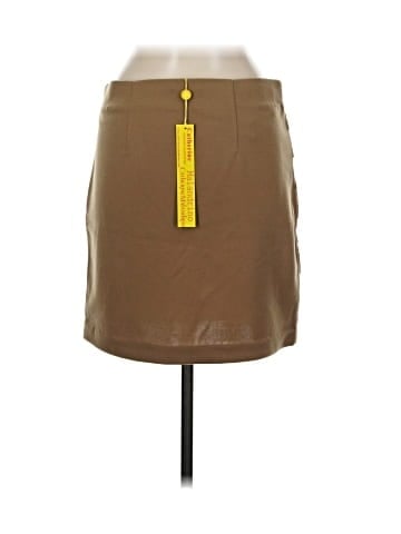 Catherine Malandrino Faux Leather Skirt (view 2)