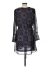Crescent 100% Polyester Paisley Purple Casual Dress Size L - photo 2