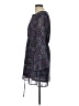 Crescent 100% Polyester Paisley Purple Casual Dress Size L - photo 5