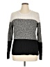 Croft & Barrow Color Block Gray Pullover Sweater Size XL - photo 1