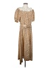 Assorted Brands Paisley Tan Casual Dress Size S (estimated) - photo 1