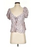 Lovesick 100% Rayon Pink Short Sleeve Blouse Size 00 Plus - photo 1