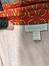 Charter Club Orange 3/4 Sleeve Button-Down Shirt Size M - photo 7