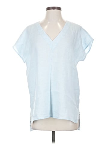 Sigrid Olsen Short Sleeve Blouse (view 1)