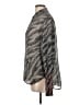 Rag & Bone 100% Silk Animal Print Gray Black Long Sleeve Silk Top Size L (estimated) - photo 5