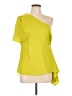 Gianni Bini Yellow Short Sleeve Top Size 12 - photo 1
