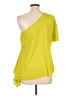 Gianni Bini Yellow Short Sleeve Top Size 12 - photo 2