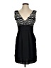 BCBGeneration 100% Polyester Chevron-herringbone Black Cocktail Dress Size 4 - photo 1