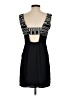 BCBGeneration 100% Polyester Chevron-herringbone Black Cocktail Dress Size 4 - photo 2