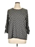 Croft & Barrow Silver 3/4 Sleeve Top Size XL - photo 1