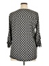 Croft & Barrow Silver 3/4 Sleeve Top Size XL - photo 2