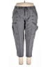 Anthropologie Gray Cargo Pants Size 18 - photo 1