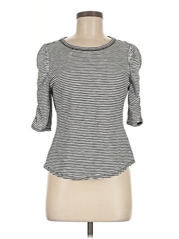 White House Black Market 3/4 Sleeve T-Shirt (view 1)