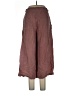Amour Vert 100% Cupro Brown Casual Pants Size L - photo 2