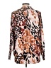 Hope & Harlow 100% Polyester Animal Print Brown Long Sleeve Blouse Size L - photo 2