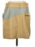 Zara SRPLS Color Block Tan Leather Skirt Size S - photo 2