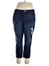 Jennifer Lopez Blue Jeans Size 16 - photo 1